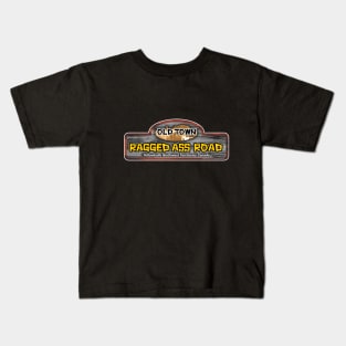 Old Town Ragged Ass Road Yellowknife NWT Kids T-Shirt